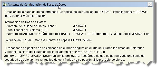 SONAR Install Oracle Screen26