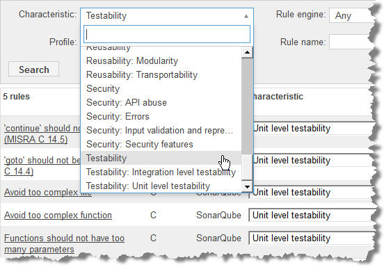 Legacy Technical Debt SQALE Quality Profile Configuration